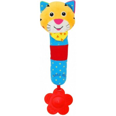 BABY MIX hračka s chrastítkem tygřík – Zboží Mobilmania