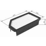 BOSCH Vzduchový filtr F026400414 – Hledejceny.cz