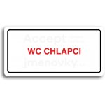 ACCEPT Piktogram WC CHLAPCI - bílá tabulka - barevný tisk – Hledejceny.cz