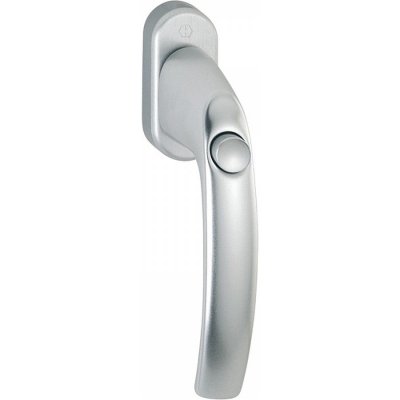 HOPPE okenní klika ATLANTA - uzamykatelná, stříbrný elox – Zbozi.Blesk.cz