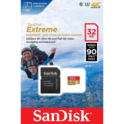 SanDisk Extreme microSDHC 32 GB UHS-I SDSQXNE-032G-GN6AA – Zboží Mobilmania