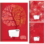 JUNIOR Sešit A4 linkovaný 424 – Zboží Dáma