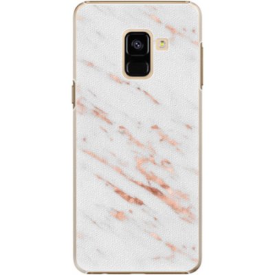 Pouzdro iSaprio - Rose Gold Marble - Samsung Galaxy A8 2018 – Zbozi.Blesk.cz