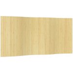 vidaXL Paraván 165 x 400 cm bambus 377000 light natural – Zboží Dáma