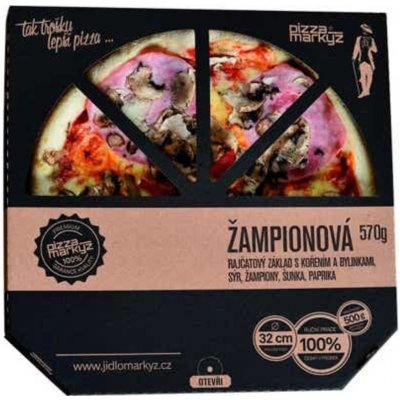Markýz Pizza žampionová 570 g – Zboží Dáma