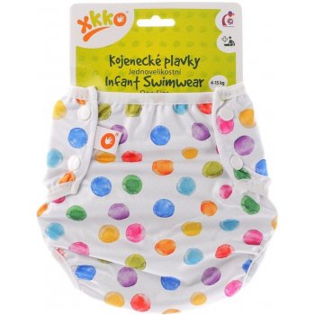 Kikko Jednovelikostní kojenecké plavky Watercolour Polka Dots