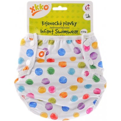 Kikko Jednovelikostní kojenecké plavky Watercolour Polka Dots – Zboží Mobilmania
