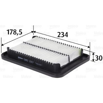 Vzduchový filtr VALEO 585227 – Hledejceny.cz