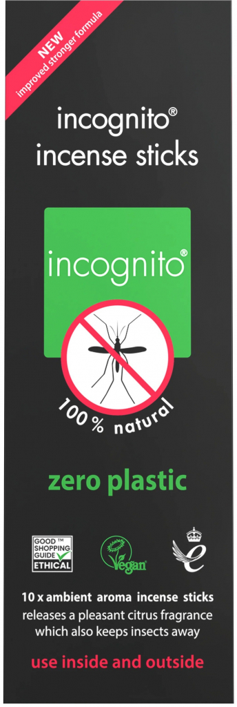 Incognito Repelentní vonné tyčinky 10 ks