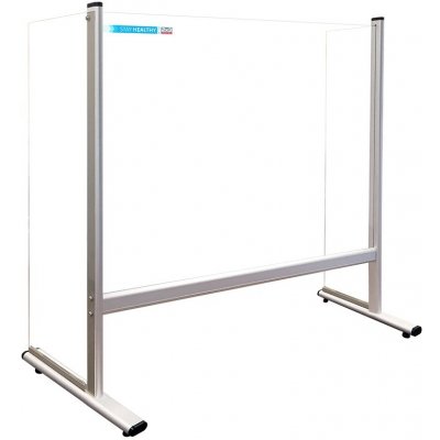 2x3 Ochranná stolní dělící plexi stěna s bočnicemi 65 x 40 cm – Zboží Mobilmania