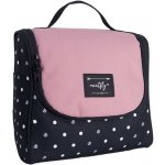 Meatfly Dámská kosmetická taška Cara Black Dots – Sleviste.cz