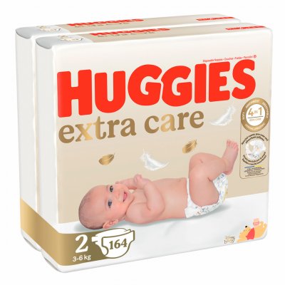 Huggies 2x Elite Soft Newborn č.2 -164 ks