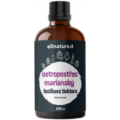 Allnature Ostropestřec bezlihová tinktura 100 ml – Hledejceny.cz
