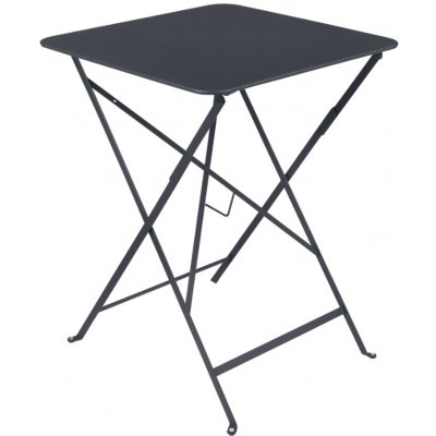 Fermob Bistro 57 x 57 cm Antracitový kovový skládací stůl – Hledejceny.cz