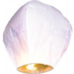 Lampion přání čepice Bílá