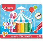 Maped Voskovky Color'Peps Wax Jumbo 12 barev – Zboží Dáma