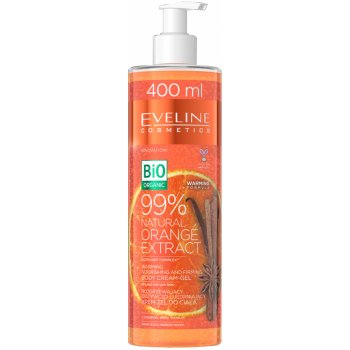 Eveline Cosmetics BIO Organic hřejivý, výživný a zpevňující tělový krém-gel 400 ml