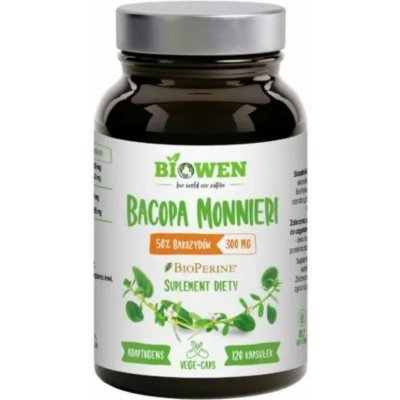 Biowen Bacopa Monnieri Brahmi 300 mg 120 kapslí – Hledejceny.cz