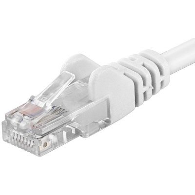 PremiumCord sputp050W Patch, UTP RJ45-RJ45 level 5e, 5m, bílý – Hledejceny.cz