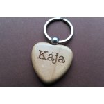 Přívěsek na klíče Dřevěná s vlastním textem – Sleviste.cz