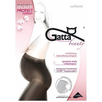 Gatta Body Protect Cotton punčochové kalhoty nero/černá – Zboží Mobilmania