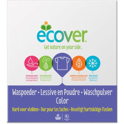 Ecover prací prášek na barevné prádlo 3 kg – Zbozi.Blesk.cz