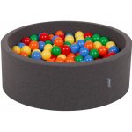 Divio suchý bazén 90x30 cm tmavě sivý + 300 míčků – Sleviste.cz
