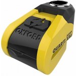 OXFORD zámek brzdového kotouče s alarmem ALPHA XA6 barva žlutá fluorescenční (PIN 6mm) (starý kód: LK270) – Zbozi.Blesk.cz