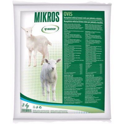 Mikrop MIKROS OVIS sušené mléko jehně kůzle 3 kg – Zbozi.Blesk.cz