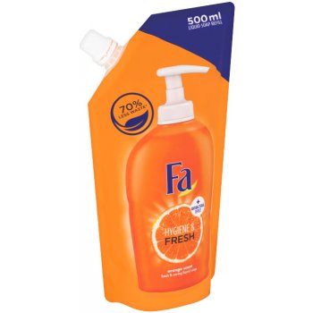 Fa Hygiene & Fresh Orange tekuté mýdlo náhradní náplň 500 ml od 66 Kč -  Heureka.cz