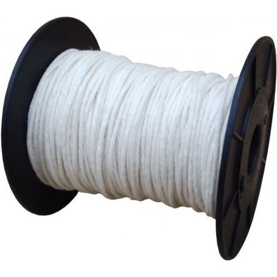 Provázek stavební voskovaný 1,5mm*50m, bílý – Sleviste.cz