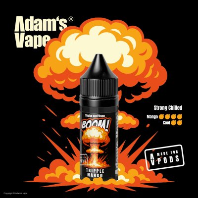 Adams vape Boom! Triple Mango Shake & Vape 5 ml – Zboží Mobilmania