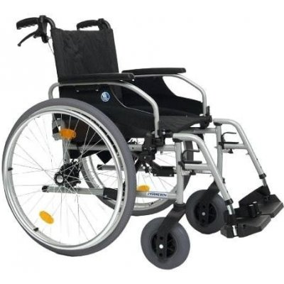 D100—Vozík mechanický s brzdamiŠířka sedu 44 cm – Sleviste.cz