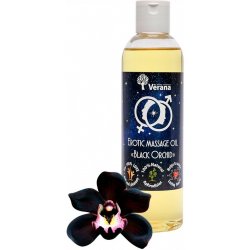 Verana Erotický masážní olej Černá orchidej 250 ml