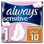 Always Ultra Sensitive Normal Plus 10 ks – Hledejceny.cz