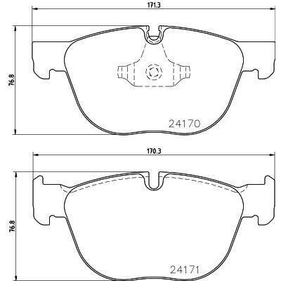 Sada brzdových destiček, kotoučová brzda HELLA PAGID 8DB 355 012-541 – Hledejceny.cz