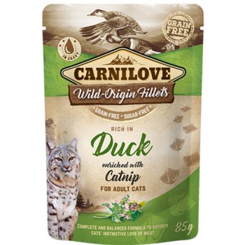 Carnilove Cat Pouch Duck Enriched & Catnip 85 g