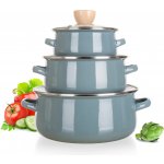 Banquet Sada smaltovaného nádobí NATURAL Olive 6 ks – Hledejceny.cz