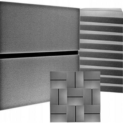 Akustická pěnová deska / odhlučňovací panel 50 x 50 x 3 cm – Hledejceny.cz
