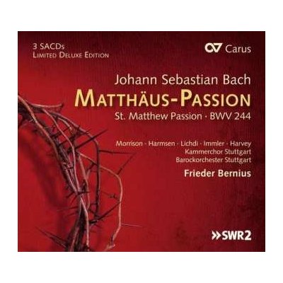 3SA Johann Sebastian Bach - Matthäus-Passion St. Matthew Passion - BWV 244 CD