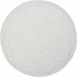 House Doctor Koberec pod vánoční stromek Gift Off-white Ø 120 cm, krémová barva, textil – Hledejceny.cz