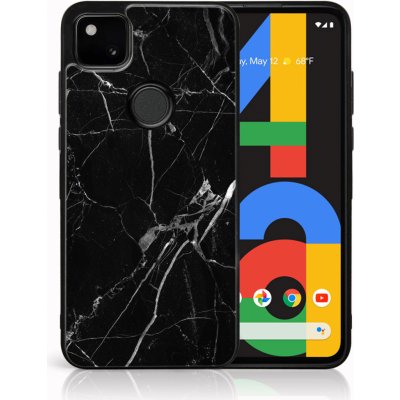 PROTEMIO 38975 MY ART Silikonový kryt Google Pixel 4a BLACK MARBLE (142)