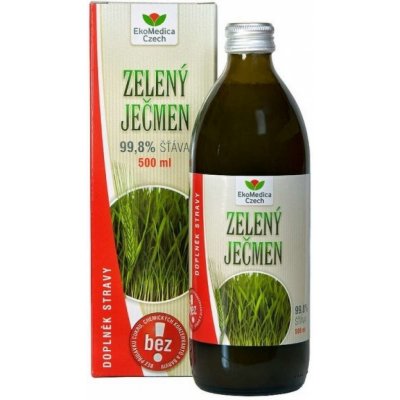 EkoMedica Zelený Ječmen 99 8% šťáva ze zeleného ječmene 0,5 l – Hledejceny.cz