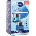 Nivea Hydra Skin Effect osvěžující gelový krém na den 50 ml + Hydra Skin Effect hydratační gel krém na noc 50 ml dárková sada – Zboží Dáma