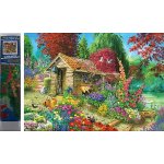 Norimpex Diamantové malování Chatka v zahradě 30 x 40 cm – Hledejceny.cz