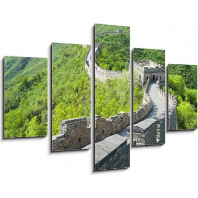 Obraz pětidílný 5D - 150 x 100 cm - The Great Wall of China Velká čínská zeď – Zboží Mobilmania
