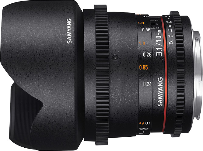 Samyang 10mm T3,1 VDSLR ED AS NCS CS II Canon M