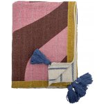 Bloomingville Přehoz z recyklované bavlny Remy 130 x 150 cm, multi barva, textil – Zboží Dáma