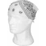 bandana šátek BÍLÁ ČERNÁ – Zboží Mobilmania