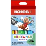 Kores Voskovky Krayones Jumbo 12 ks trojhranné – Hledejceny.cz